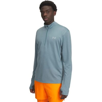 Sweatshirt 1/4 Reißverschluss Under Armour UA Launch - Bleu - male - Size: XL Sweatshirt 1/4 Reißverschluss Under Armour UA Launch - Bleu - male - Size: XL
