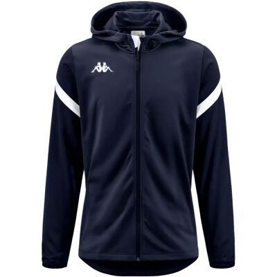 Kinder Hoodie mit Reißverschluss Kappa Dolve - Blau - male - Size: 8 Jahre Kinder Hoodie mit Reißverschluss Kappa Dolve - Blau - male - Size: 8 Jahre