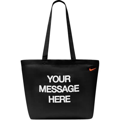 Tote Bag Nike Your Message Here - Noir - unisex - Size: TU Tote Bag Nike Your Message Here - Noir - unisex - Size: TU