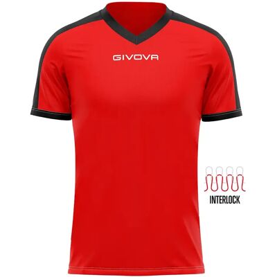 Kindertrikot Givova Revolution - Rouge - unisex - Size: 3XS Kindertrikot Givova Revolution - Rouge - unisex - Size: 3XS