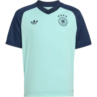 Adidas Maillot Prematch Kinder Deutschland Coupe du Monde 2026 - Turquoise - unisex - Size: 13/14 Jahre alt Adidas Maillot Prematch Kinder Deutschland Coupe du Monde 2026 - Turquoise - unisex - Size: 13/14 Jahre alt