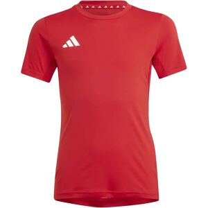Adidas Rote Fitted Kinder-T-Shirt Adidas Rote Fitted Kinder-T-Shirt