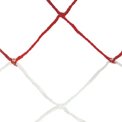 Sporti France Zweifarbiges 11-Mann Fußballnetz - 120 Waben Sporti France Zweifarbiges 11-Mann Fußballnetz - 120 Waben