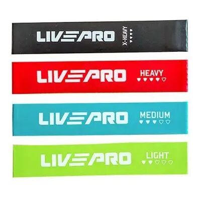 Elastische Bänder Livepro (x4) - Multicolore - unisex - Size: TU Elastische Bänder Livepro (x4) - Multicolore - unisex - Size: TU