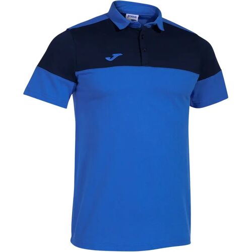 Polo-Shirt Joma Crew V - Bleu - male - Size: S