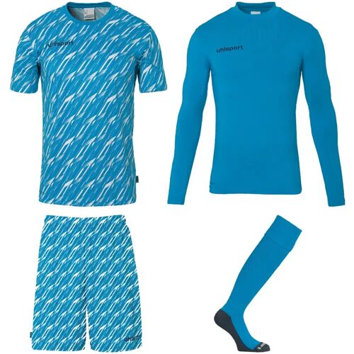 Torwartset Uhlsport Progressive - Bleu - male - Size: S
