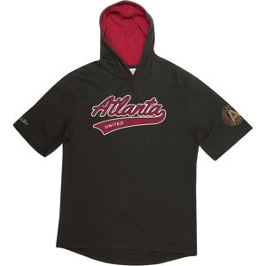 Mitchell & Ness Kurzärmeliges Sweatshirt mit Kapuze Atlanta United FC - Noir - male - Size: XL Mitchell & Ness Kurzärmeliges Sweatshirt mit Kapuze Atlanta United FC - Noir - male - Size: XL