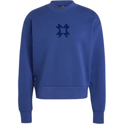 Adidas Pullover Manchester United Doubleknit 2024/25 - Bleu - male - Size: M Adidas Pullover Manchester United Doubleknit 2024/25 - Bleu - male - Size: M