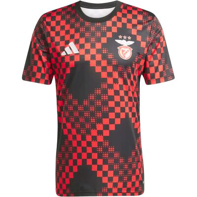 Adidas Prematch T-Shirt Benfica Lissabon 2025/26 - Noir - male - Size: M Adidas Prematch T-Shirt Benfica Lissabon 2025/26 - Noir - male - Size: M