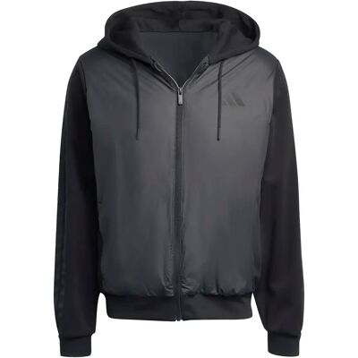 Daunenjacke mit Kapuze adidas Essentials Climawarm 3-Stripes - Noir - male - Size: S Daunenjacke mit Kapuze adidas Essentials Climawarm 3-Stripes - Noir - male - Size: S