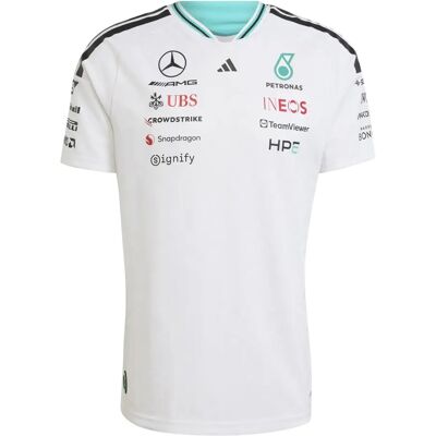 Adidas Authentisches Mercedes AMG Trikot Petronas Formula One Team Driver - Blanc - male - Size: M Adidas Authentisches Mercedes AMG Trikot Petronas Formula One Team Driver - Blanc - male - Size: M