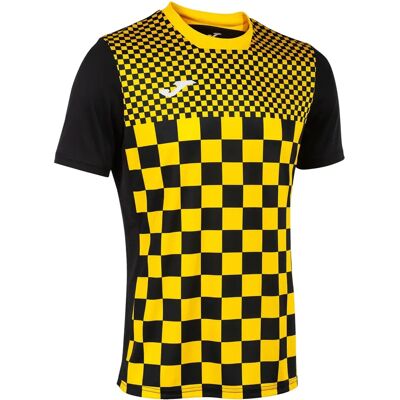 JOMA Flag III Gelb Schwarz Herren Fußball T-Shirt JOMA Flag III Gelb Schwarz Herren Fußball T-Shirt