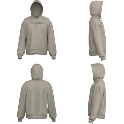 Hoodie Kappa Femmo - Beige - male - Size: XL Hoodie Kappa Femmo - Beige - male - Size: XL