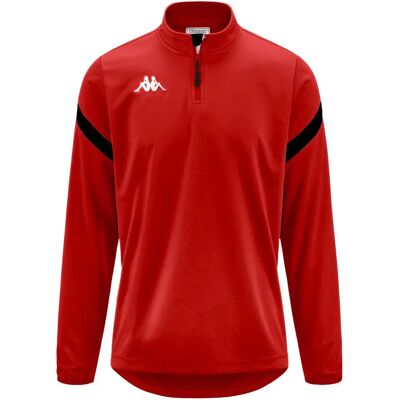 Sweatjacke 1/2 Reißverschluss Kappa Dolvole - Rouge - male - Size: XL Sweatjacke 1/2 Reißverschluss Kappa Dolvole - Rouge - male - Size: XL