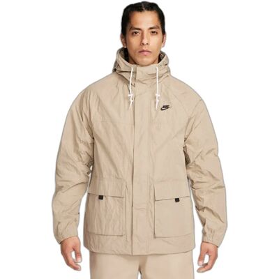 Wasserdichte Jacke mit Kapuze Nike Club - Marron - male - Size: S Wasserdichte Jacke mit Kapuze Nike Club - Marron - male - Size: S