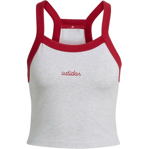 Frauen Tanktop mit besticktem Grafikdesign adidas Essentials Colorpop - Gris - female - Size: L