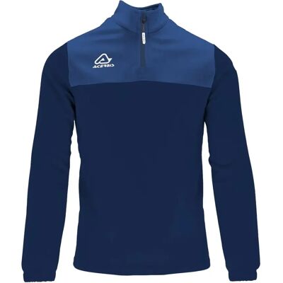 Sweatshirt 1/2 zip Acerbis Harpaston - Bleu - unisex - Size: 4XS Sweatshirt 1/2 zip Acerbis Harpaston - Bleu - unisex - Size: 4XS