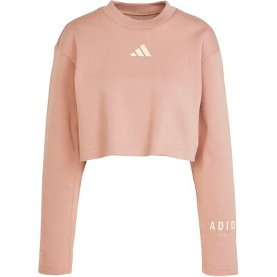 Sweatshirt crop Damen adidas All Szn Graphic - Rose - female - Size: M Sweatshirt crop Damen adidas All Szn Graphic - Rose - female - Size: M