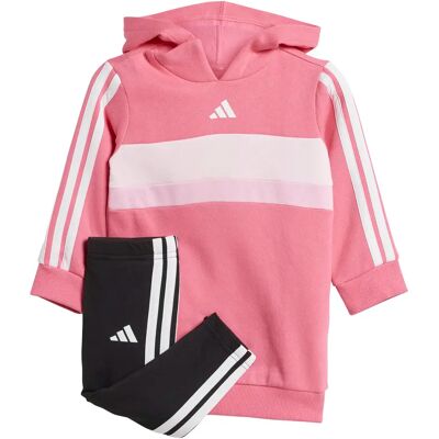 Kapuzenpullover- und Leggings-Set für Mädchen adidas Essentials Tiberio 3-Stripes Fleece - Rose - female - Size: 2/3 ans Kapuzenpullover- und Leggings-Set für Mädchen adidas Essentials Tiberio 3-Stripes Fleece - Rose - female - Size: 2/3 ans