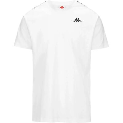 Kinder T-Shirt Kappa Coen Slim 222 Banda - Blanc - male - Size: 12 ans Kinder T-Shirt Kappa Coen Slim 222 Banda - Blanc - male - Size: 12 ans