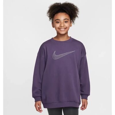 Oversize-Pullover für Mädchen Nike Club Fleece - Violet - female - Size: 12/13 ans Oversize-Pullover für Mädchen Nike Club Fleece - Violet - female - Size: 12/13 ans