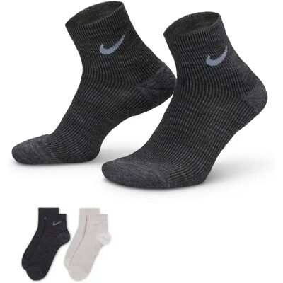 Socken Nike Cushioned (x2) - Gris - unisex - Size: 42/46 Socken Nike Cushioned (x2) - Gris - unisex - Size: 42/46