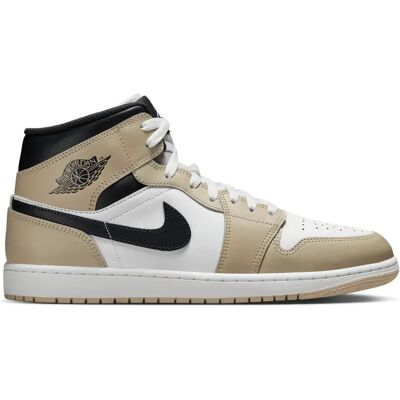 Basketball Nike Air Jordan 1 Mid - Blanc - male - Size: 44,5 Basketball Nike Air Jordan 1 Mid - Blanc - male - Size: 44,5