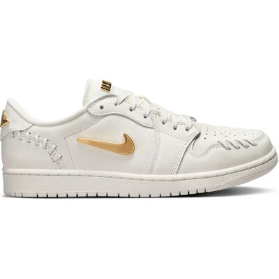 Nike Jordan Air Jordan 1 Low Weiße Sneakers - Low-Top-Lederschuhe Nike Jordan Air Jordan 1 Low Weiße Sneakers - Low-Top-Lederschuhe