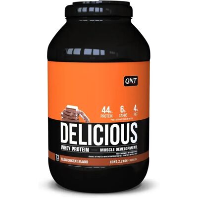QNT Delicious Whey Protein Pulver Bodybuilding Muskelmasse Schokolade 908g QNT Delicious Whey Protein Pulver Bodybuilding Muskelmasse Schokolade 908g