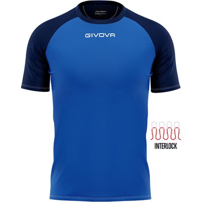 Kindertrikot Givova Capo - Blau - unisex - Size: XS Kindertrikot Givova Capo - Blau - unisex - Size: XS