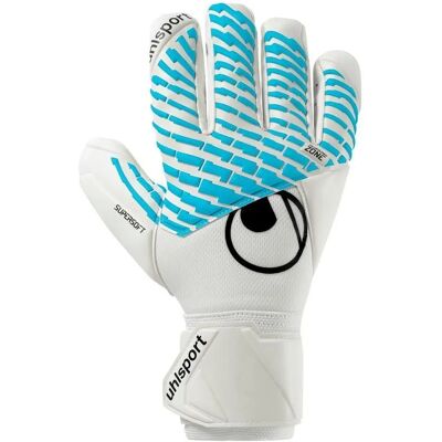 Torwarthandschuhe Uhlsport FM Cybertec Supersoft HN - Blanc - male - Size: Taille 5,5 Torwarthandschuhe Uhlsport FM Cybertec Supersoft HN - Blanc - male - Size: Taille 5,5