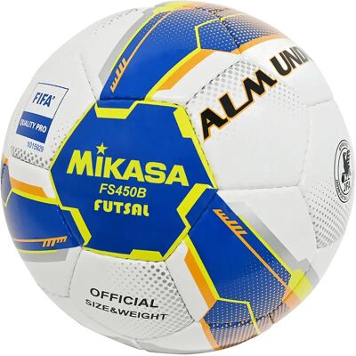 Futsal-Ball Mikasa FS450B-BLY-FQP - Blanc - unisex - Size: Taille 5 Futsal-Ball Mikasa FS450B-BLY-FQP - Blanc - unisex - Size: Taille 5