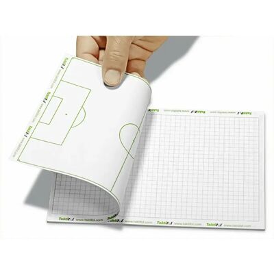 Fußball-Notizblock Sporti - Blanc - unisex - Size: TU Fußball-Notizblock Sporti - Blanc - unisex - Size: TU