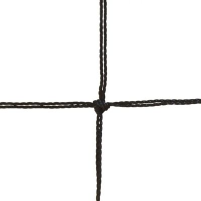 Paar Fußballnetze für 8 PE, kabelgebunden, 2mm, doppelt geflochten 145 Emdé - Schwarz - unisex - Size: TU Paar Fußballnetze für 8 PE, kabelgebunden, 2mm, doppelt geflochten 145 Emdé - Schwarz - unisex - Size: TU