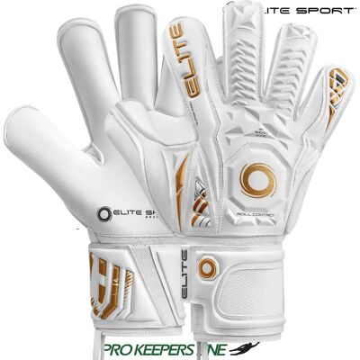 Torwarthandschuhe Elite Sport Real White - Weiß - unisex - Size: Größe 7 Torwarthandschuhe Elite Sport Real White - Weiß - unisex - Size: Größe 7