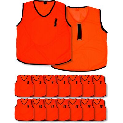 Maschenhemd nummeriert von 1 bis 15 Precision (x15) - Orange - unisex - Size: TU Maschenhemd nummeriert von 1 bis 15 Precision (x15) - Orange - unisex - Size: TU