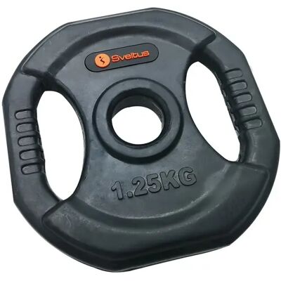Sveltus 1,25kg Gewichte - Stahl Gummiüberzug - 15,5cm - 28mm - Einzelverkauf Sveltus 1,25kg Gewichte - Stahl Gummiüberzug - 15,5cm - 28mm - Einzelverkauf