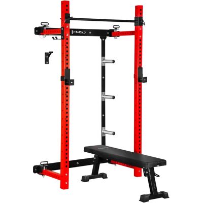 Rack für Krafttraining HMS KLT34 - Rouge - unisex - Size: 123x61,5x228,5 cm Rack für Krafttraining HMS KLT34 - Rouge - unisex - Size: 123x61,5x228,5 cm