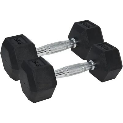 Sechseckige Hanteln Gummibeschichtung UFE Pro - Noir - unisex - Size: 2x12,5 kg Sechseckige Hanteln Gummibeschichtung UFE Pro - Noir - unisex - Size: 2x12,5 kg
