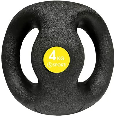 Medizinball mit doppelten Griffen Sporti - Schwarz - unisex - Size: 4 kg Medizinball mit doppelten Griffen Sporti - Schwarz - unisex - Size: 4 kg