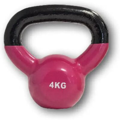 SPORTI FRANCE Kettlebell Rosa 4 kg - Kettlebell SPORTI FRANCE Kettlebell Rosa 4 kg - Kettlebell