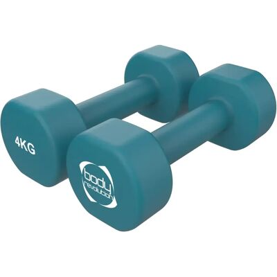 Neopren-Hanteln Body Revolution 4kg (x2) - Bleu - unisex - Size: 4 kg Neopren-Hanteln Body Revolution 4kg (x2) - Bleu - unisex - Size: 4 kg