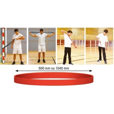 Tremblay CT Elastisches Widerstandsband 1 m x 13 mm x 4,5 mm - Rot - unisex - Size: TU Tremblay CT Elastisches Widerstandsband 1 m x 13 mm x 4,5 mm - Rot - unisex - Size: TU