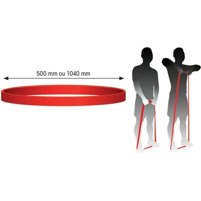 Tremblay CT Elastisches Widerstandsband 1 m x 32 mm x 4,5 mm - Lila - unisex - Size: TU Tremblay CT Elastisches Widerstandsband 1 m x 32 mm x 4,5 mm - Lila - unisex - Size: TU