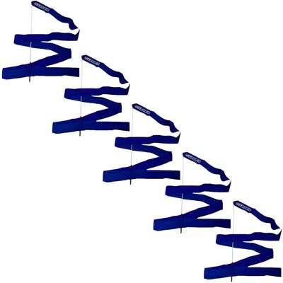 Rhythmische Gymnastikband Legea (x5) - Bleu - unisex - Size: TU Rhythmische Gymnastikband Legea (x5) - Bleu - unisex - Size: TU