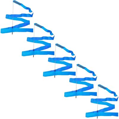 Rhythmische Gymnastikband Legea (x5) - Bleu - unisex - Size: TU Rhythmische Gymnastikband Legea (x5) - Bleu - unisex - Size: TU