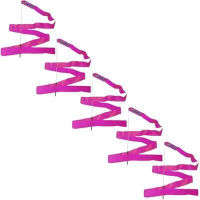 Rhythmische Gymnastikband Legea (x5) - Rose - unisex - Size: TU Rhythmische Gymnastikband Legea (x5) - Rose - unisex - Size: TU