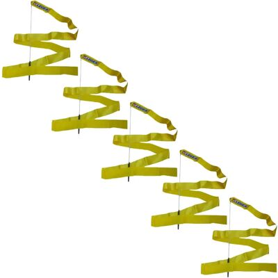 Rhythmische Gymnastikband Legea (x5) - Jaune - unisex - Size: TU Rhythmische Gymnastikband Legea (x5) - Jaune - unisex - Size: TU