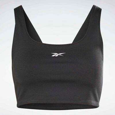 Sport-BH für Frauen Reebok Workout Ready Rib Schwarz L Sport-BH für Frauen Reebok Workout Ready Rib Schwarz L