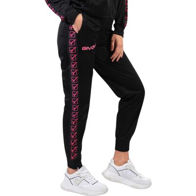 Trikotband Jogginghose Givova Schwarz M Trikotband Jogginghose Givova Schwarz M